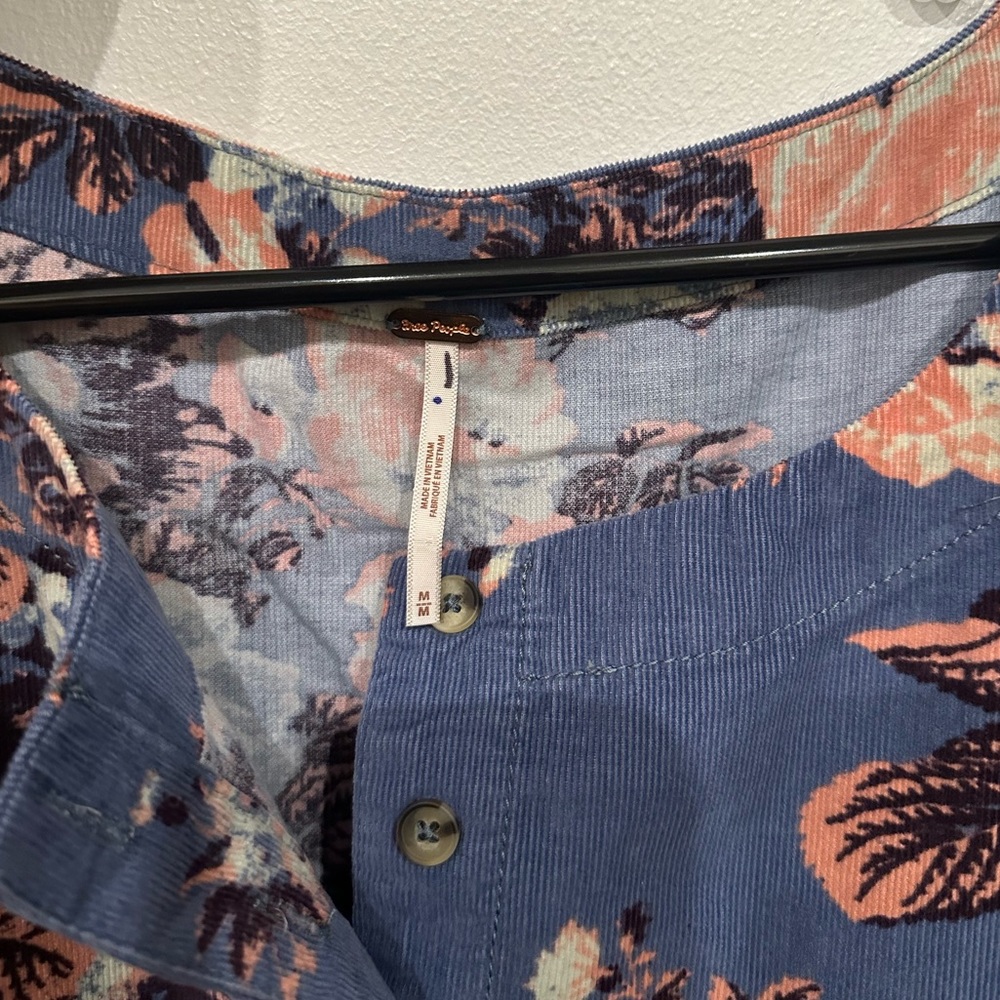 BNWT Free People blue floral dress - Picture 3 of 4